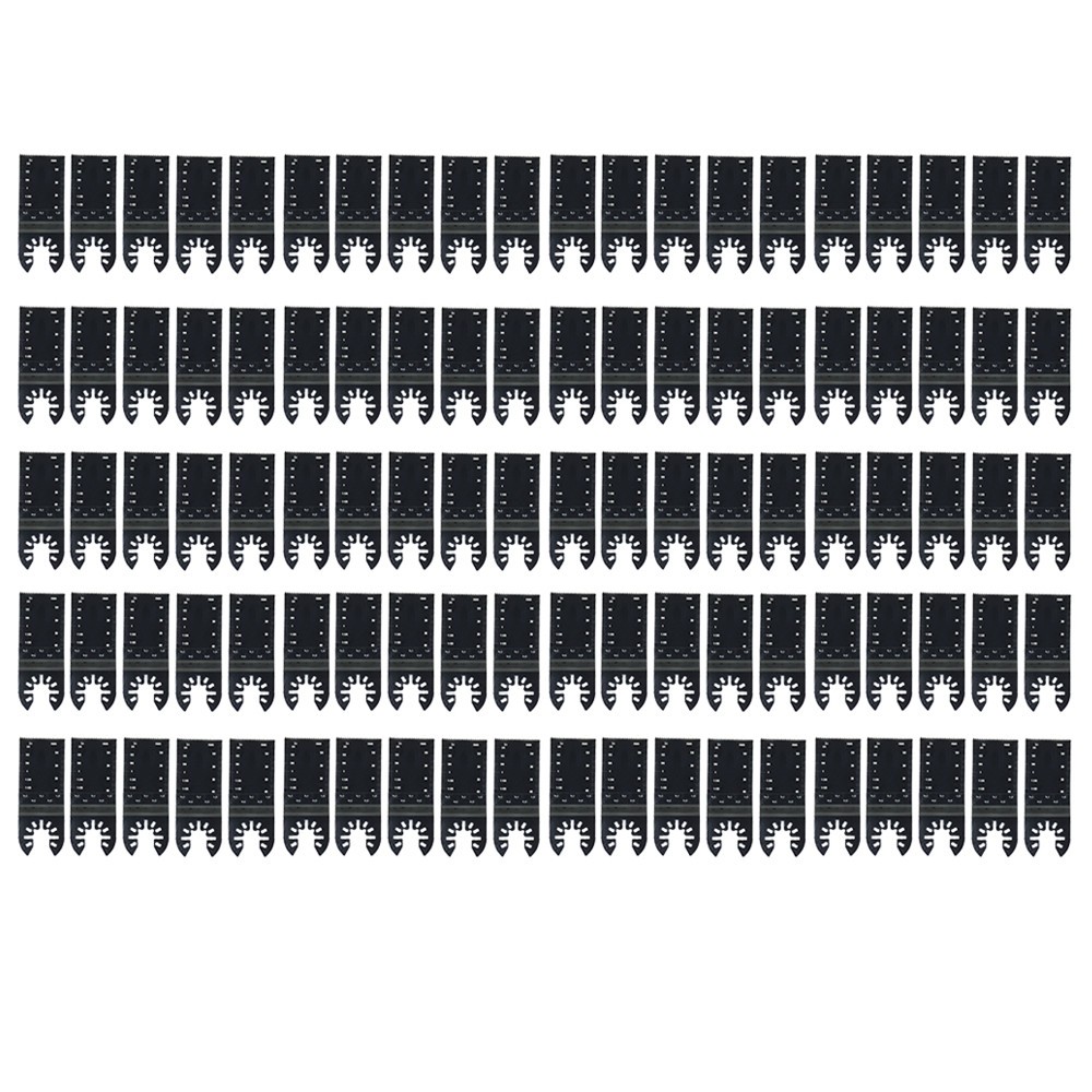 100Pcs Universal Multi Tool Oscillating Saw Blades Quick Release Fit All Models