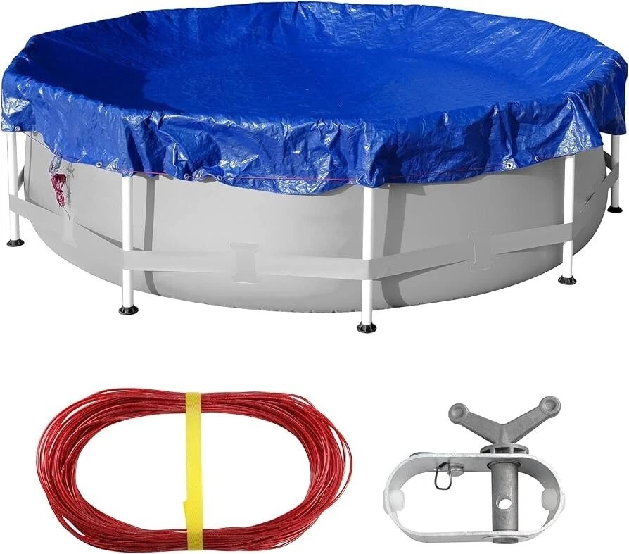21' ft Round Pool Winter Cover ABOVE GROUND POOLS (Includes Wire and Cable) gallery