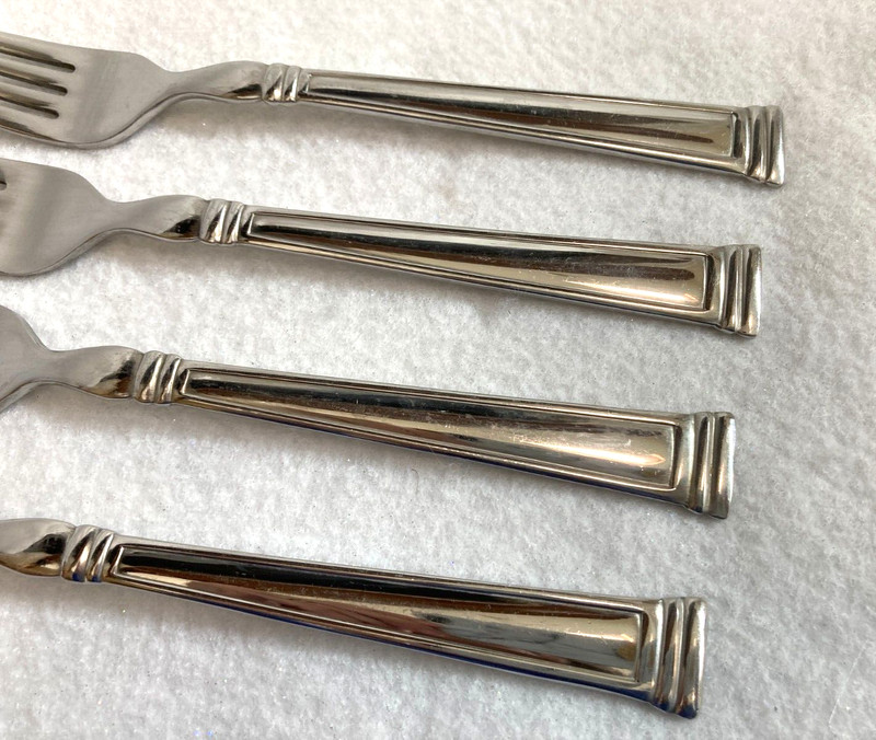 4 Lenox Stainless ESQUIRE Dinner Forks gallery