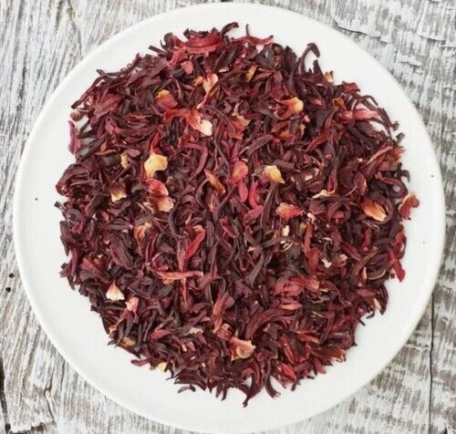 Hibiscus Dried Flower Organic Cut Flowers - Hibiscus Sabdariffa- 100% Premium gallery