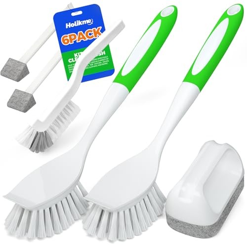 7 Pack Kitchen Cleaning Brush Set, Dish Brush for Cleaning, Kitchen Scrub gallery