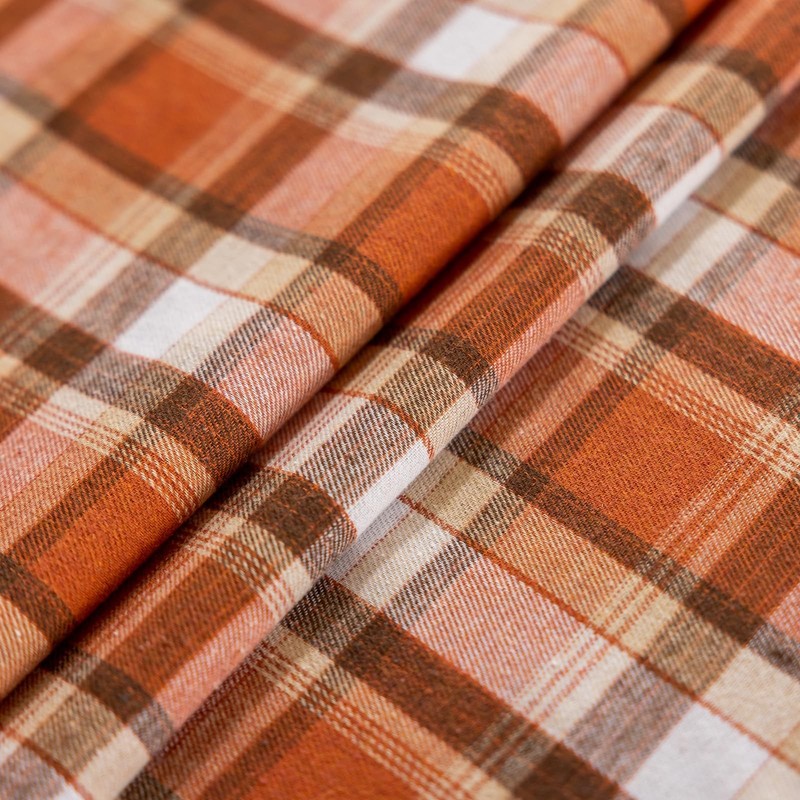 Thanksgiving Rust Tartan Table Runner - 13x48 Inch Fall Halloween Decor, Scr... gallery