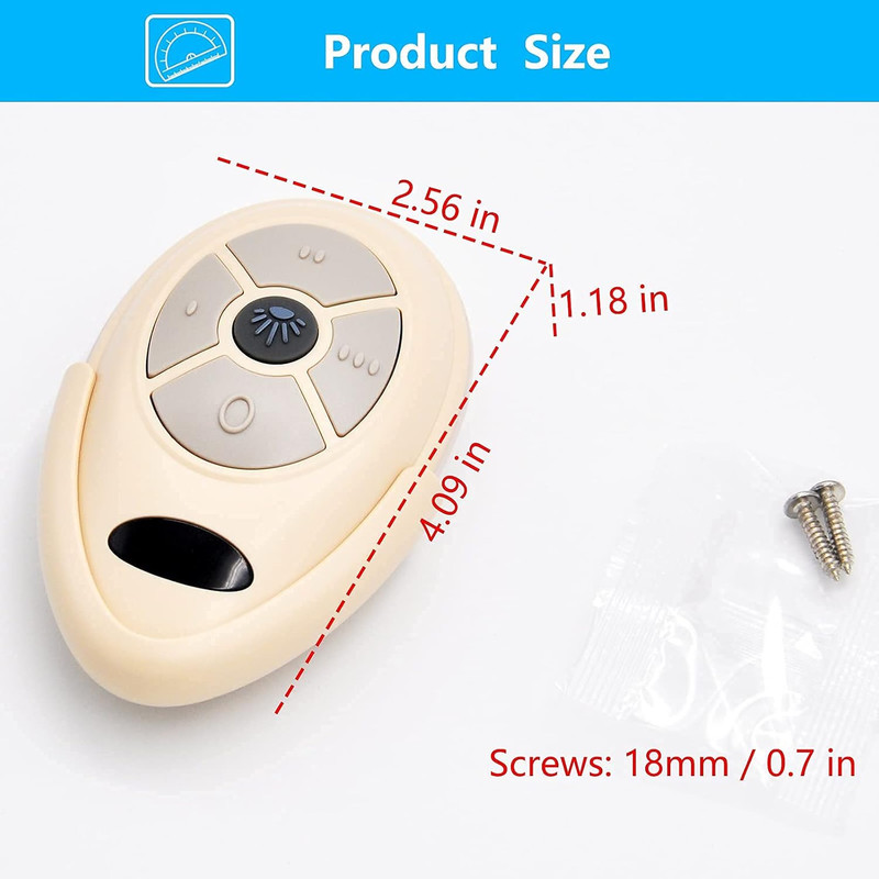 35T1 Replacement Remote for Harbor Breeze Allen Roth Ceiling Fan Remote Control, gallery