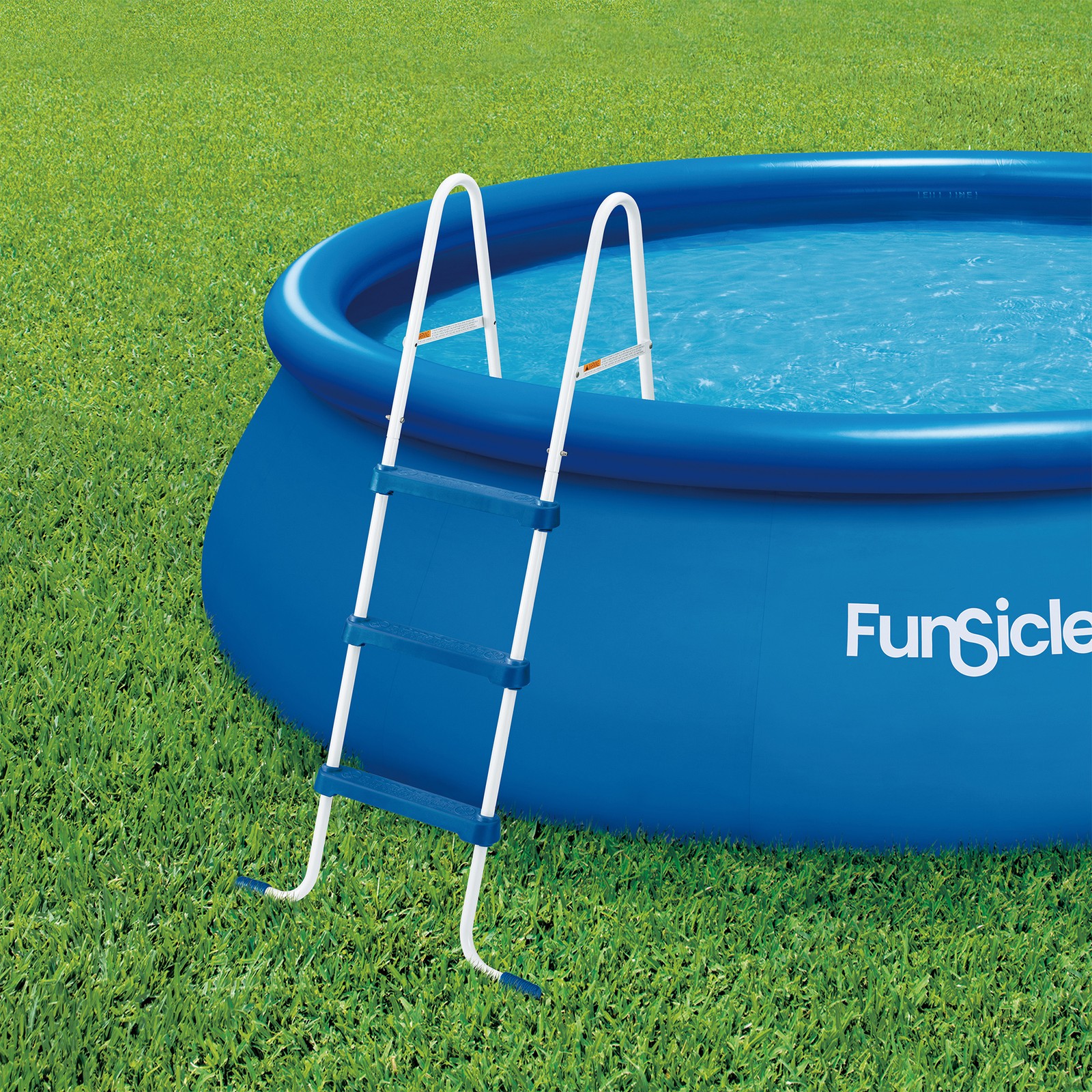 Funsicle 42 Inch SureStep 3 Stair Outdoor Above-Ground Swimming Pool Ladder gallery