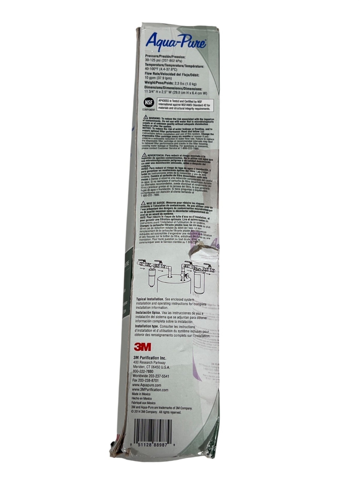 3M™ Aqua-Pure™ Whole House Scale Inhibition Water Treatment System AP430SS AP43 gallery