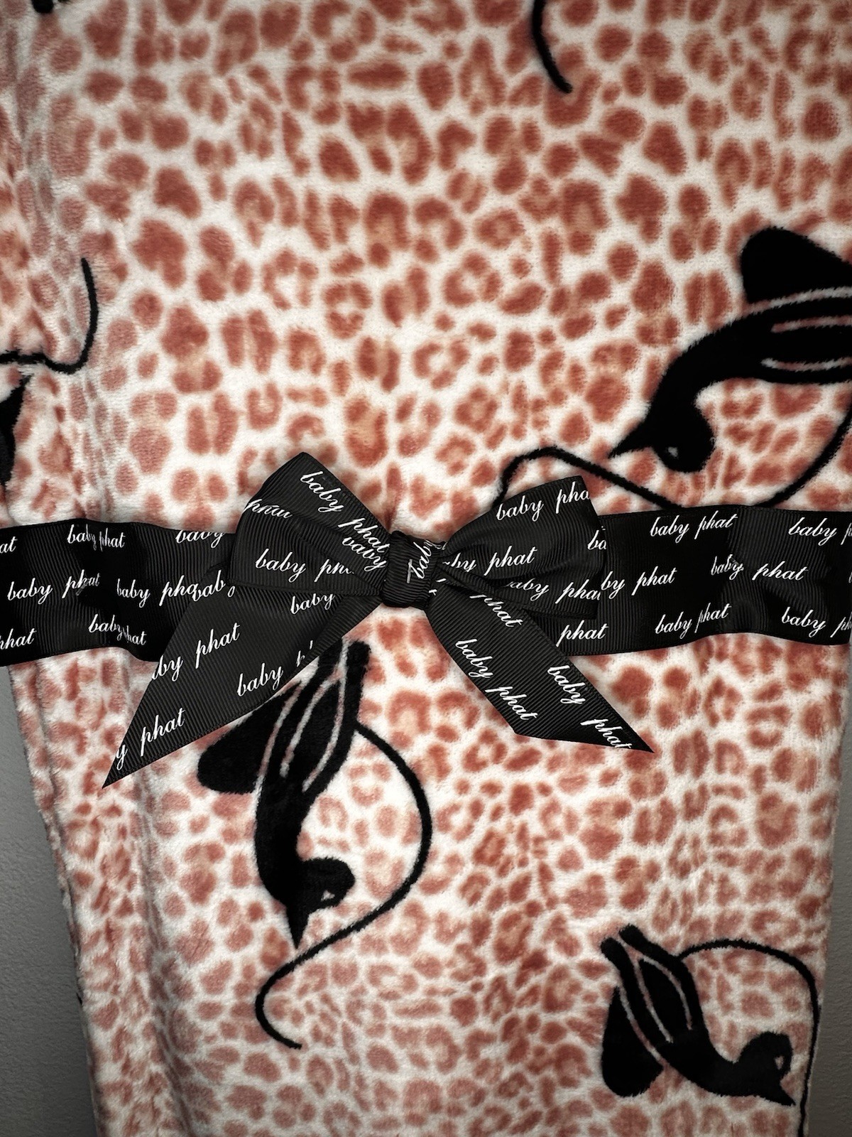 Baby Phat Pink Leopard Print Throw Blanket 50 INX 60 IN (127 CM X 152 CM) gallery
