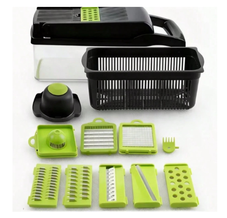 16 in 1 Vegetable Fruit Chopper Cutter Food Onion Veggie Dicer Slicer Kitchen US gallery
