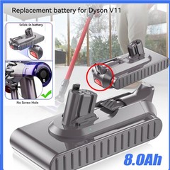 V11 Button Click in Battery For Dyson SV15 SV16 Replacement Battery