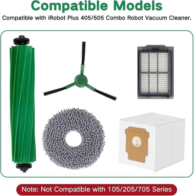 13 PCS - Replacement Parts for iRobot Roomba Plus 405 (G181/G185) Combo, Plus... gallery