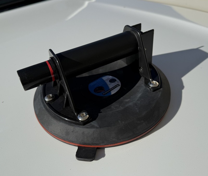 8" Vacuum Suction Cup Lifter For Flat Surface Glass Granite Sucker 265LBS Lift gallery