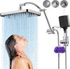 13 Inch Rain Shower Head Extension Arm 19 Inch, Shower Head High Pressure Shower gallery