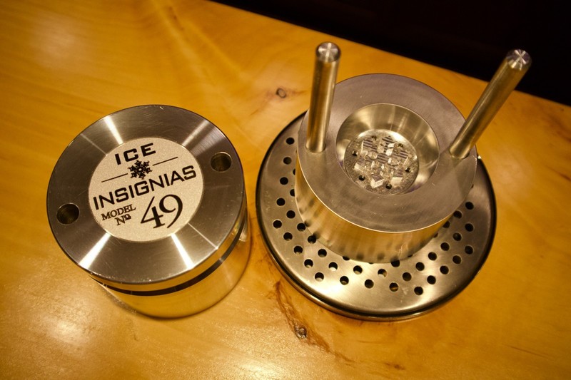 Personalized Ice Ball Press w/ Monogram - Whiskey Ice Sphere Mold Cocktail Kit gallery