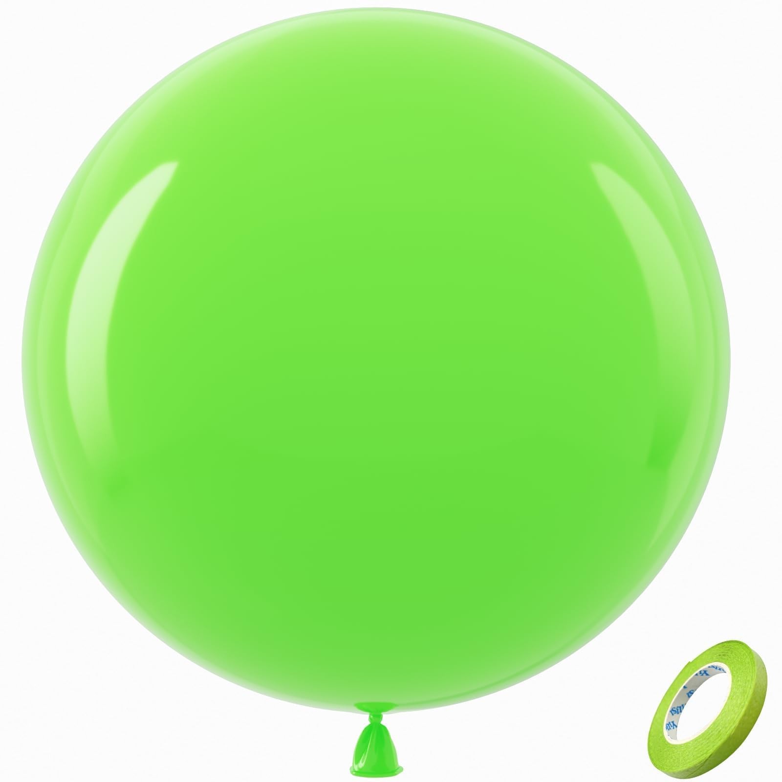 Lime Green Giant Balloons 36 Inch 8 Pack Jumbo Green balloons Large Round Li... gallery