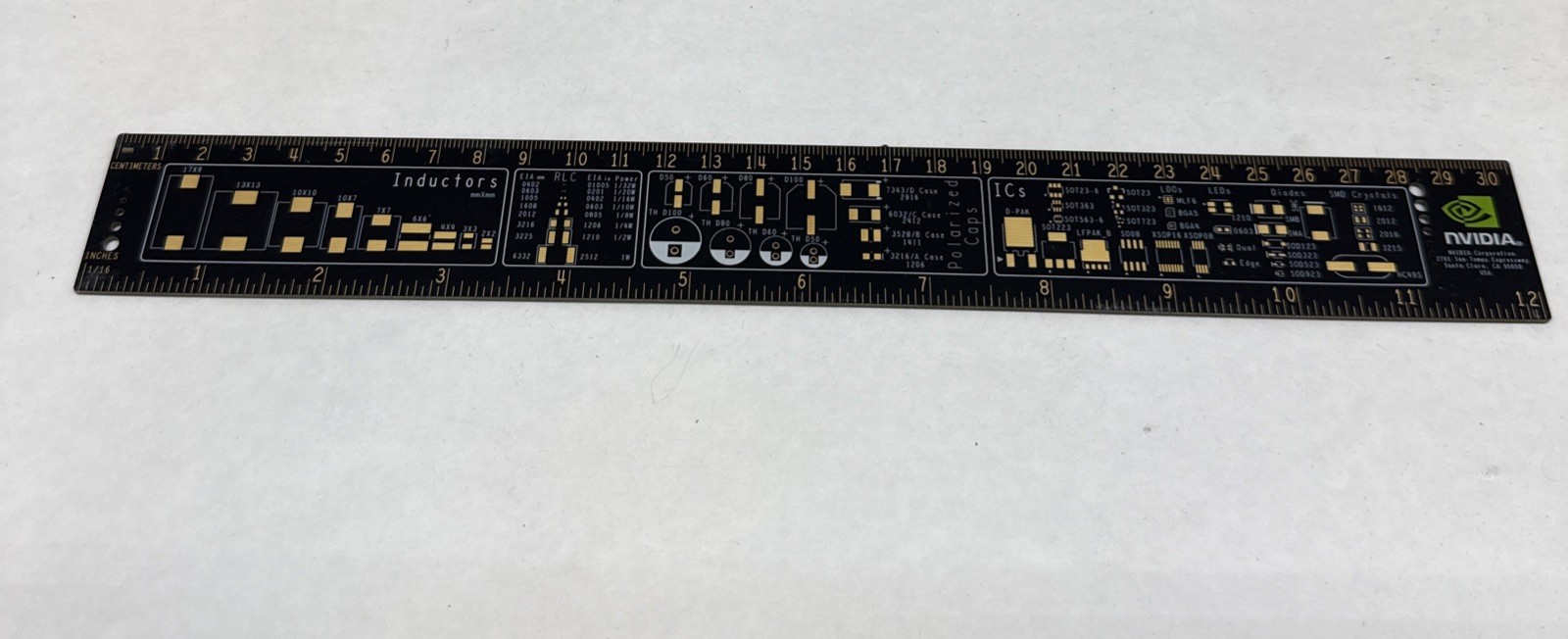 NVIDIA GeForce GTX PCB Engineering Ruler 1st Generation 12" gallery