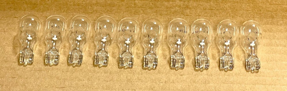 SYLVANIA 921 Basic Miniature Bulb, (Contains 10 Bulbs) (921.TP) Fast Shipping