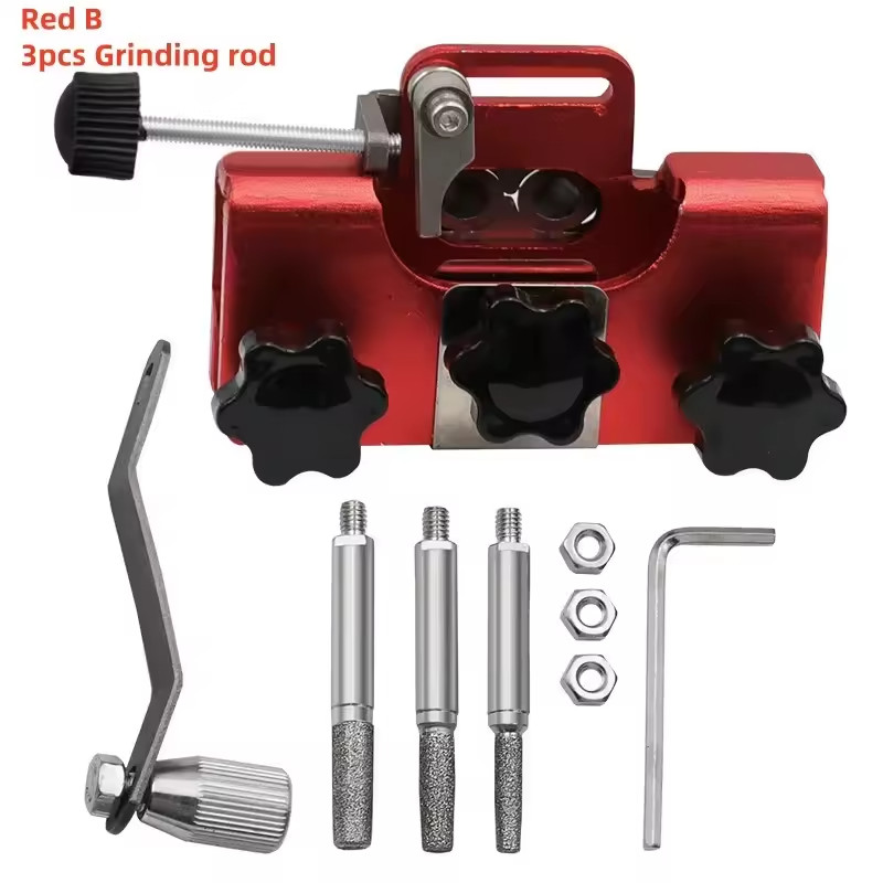 Portable Chain Saw Chain Sharpener-Precision Grinding Tool for Chain Maintenance gallery