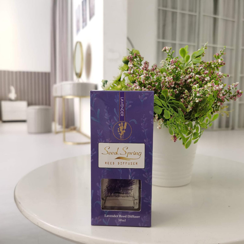 Reed Diffuser Set with Sticks Lavender Aromatherapy Oil Scent Diffuser for Home gallery
