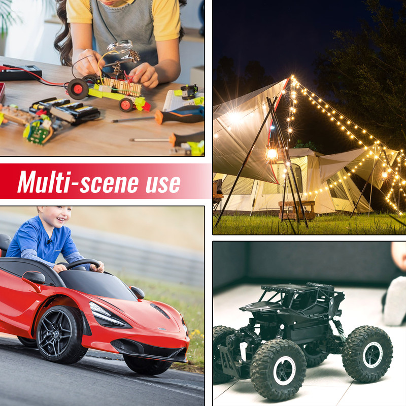 3 Pcs Power Wheel Adapter Compatible With Milwaukee 18V Battery for DIY RC Car gallery