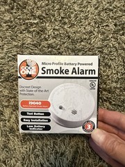CODE ONE Smoke Alarm i9040 Micro Profile Battery Powered NEW Dependable Protect