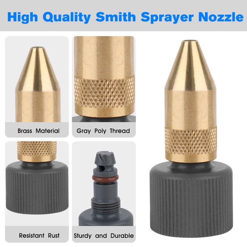 Brass Adjustable Sprayer Nozzle Tips 4 Gallon 3 Gallon 2 Gallon Leakproof for Ga gallery