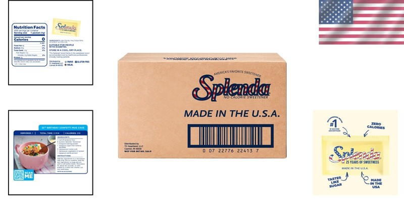Zero Calorie Sweetener Packets, 2000 Count gallery