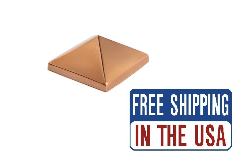 Deckorators 4-in x 4-in Copper Plastic Deck Post Cap
