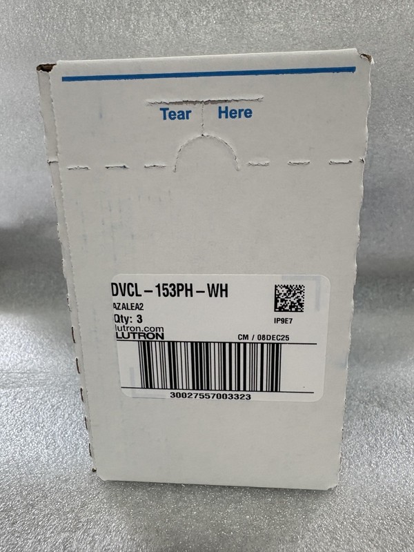 NEW Lutron Diva DVCL-153PH Dimmer Switch White Single Pole/3-Way 150W CFL/LED gallery