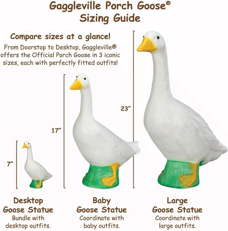 Fox Valley Traders Gaggleville 23" Large White Plastic Goose Garden Decor gallery