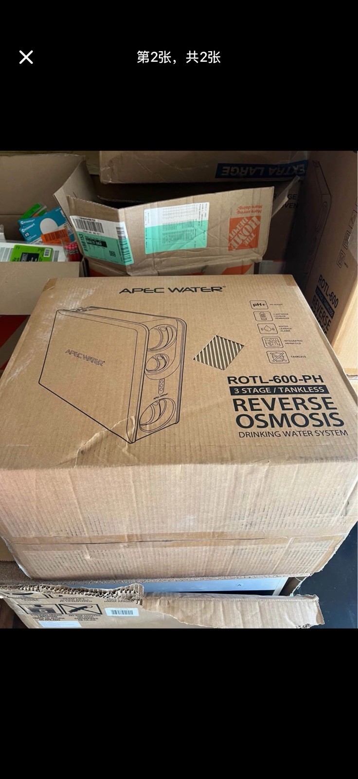 APEC ROTL-600 Tankless Reverse Osmosis Water Filtration System 3 Stage Filter gallery