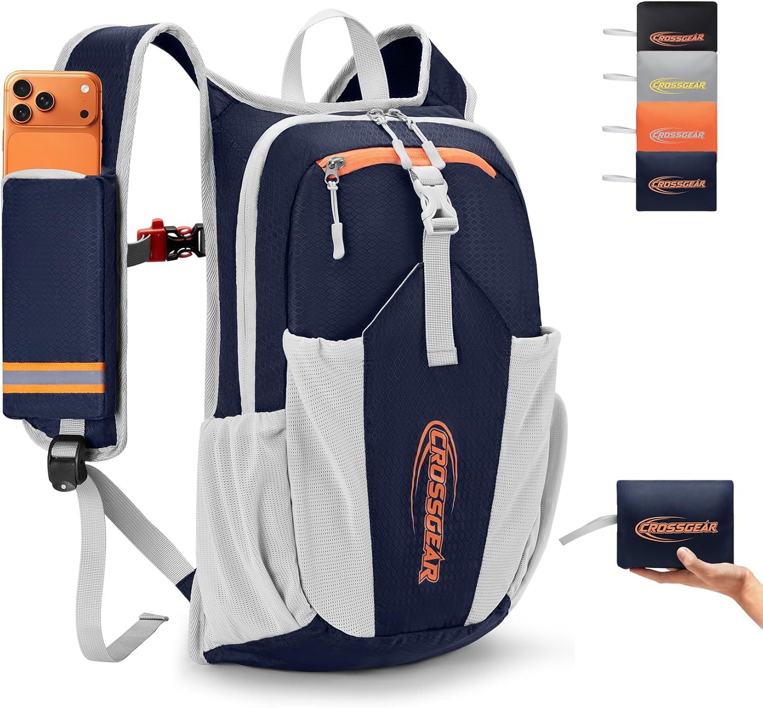 16L Small Hiking Backpack,  Lightweight Waterproof Foldable Backpack, Travel Cam