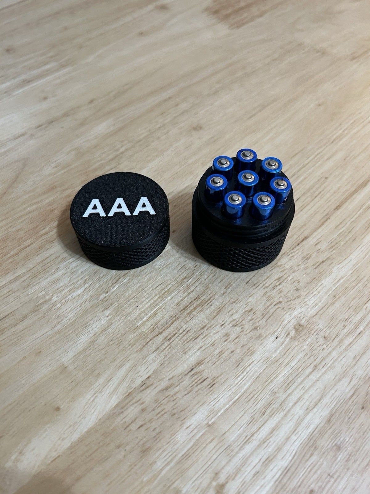 AAA Battery Storage Container Holds 8 Made In The USA gallery