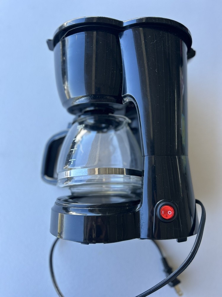 Black Walmart Coffee Maker Model 511400 Used, Good Condition 4 Cup