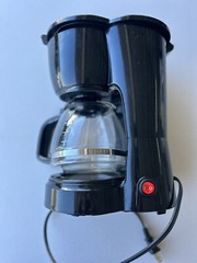 Black Walmart Coffee Maker Model 511400 Used, Good Condition 4 Cup
