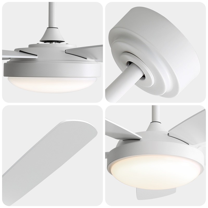 Sofucor 42'' Ceiling Fans with Lights & Dimmable LED Quiet Reversible DC Motor gallery