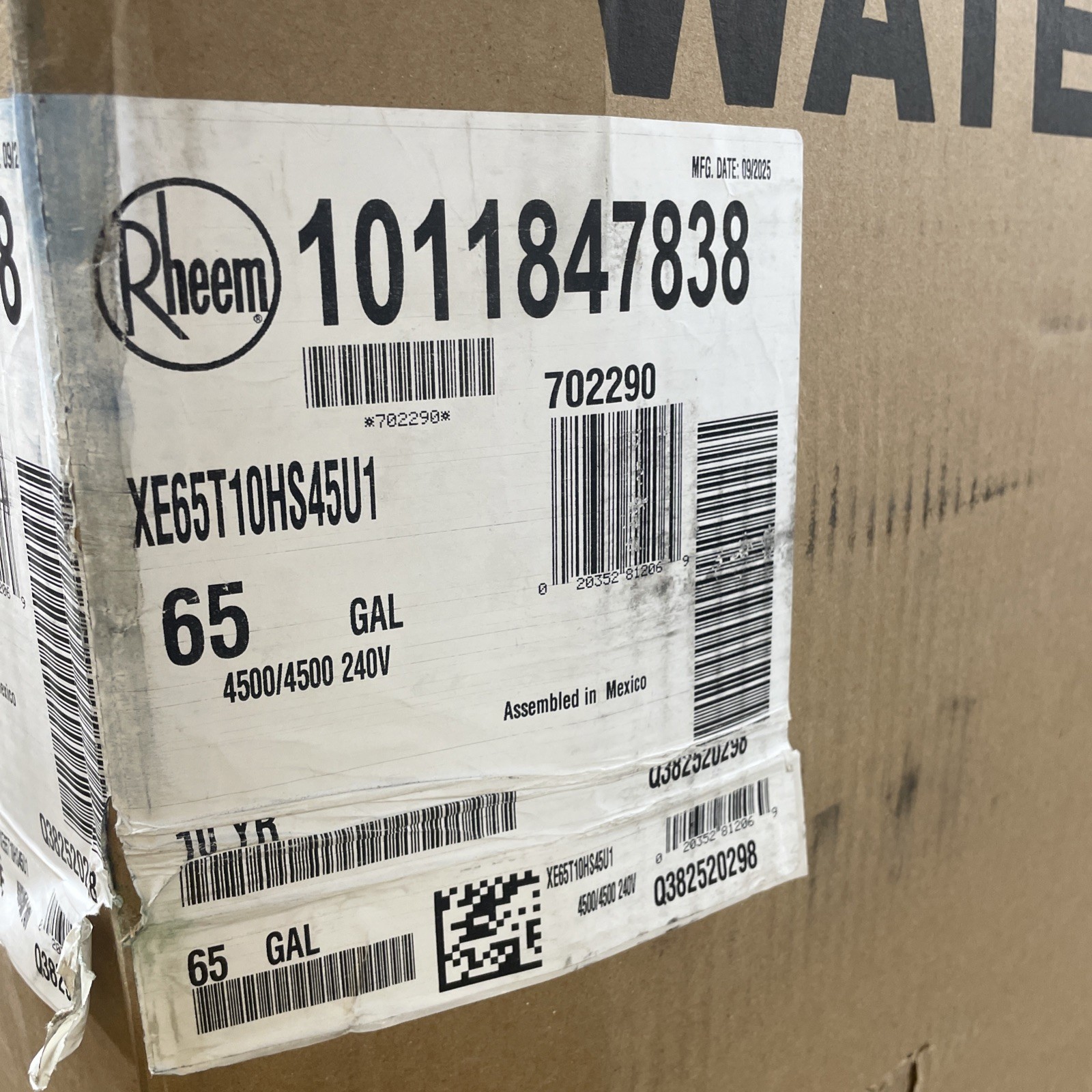 ProTerra 65gal Smart High Efficiency Hybrid Heat Pump Water Heater XE65T10HS45U1 gallery
