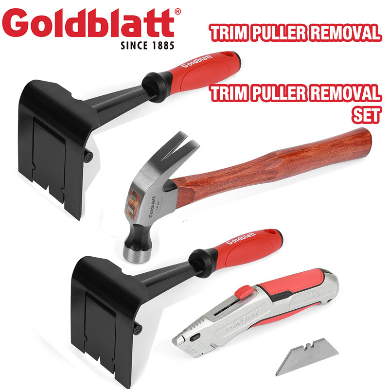 GOLDBLATT Molding Remover Tools Set Multi-tool Retractable Utility Knife Hammers gallery