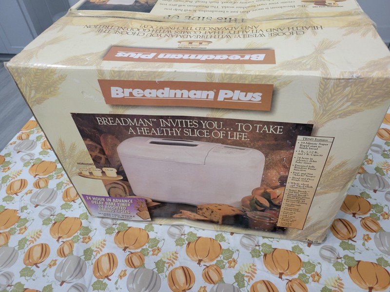 "New" NOS Breadman Plus - TR845 Bread Maker - NIB Sealed - gallery