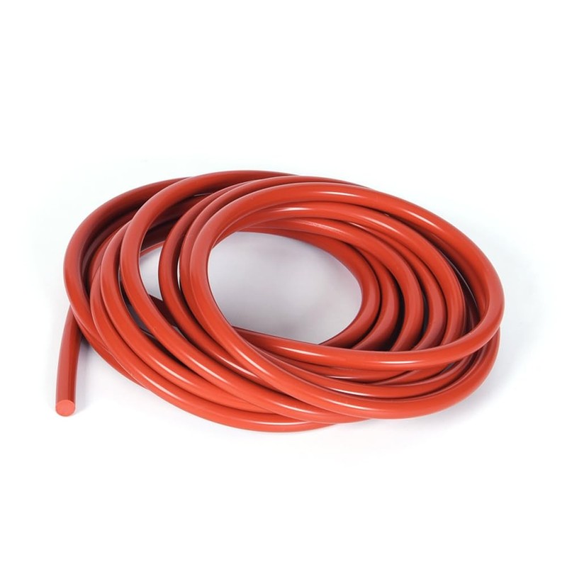 Red Solid Silicone Rubber Sealing Strip Round O Ring Cord Seal Gasket Ø 0,7-30mm gallery