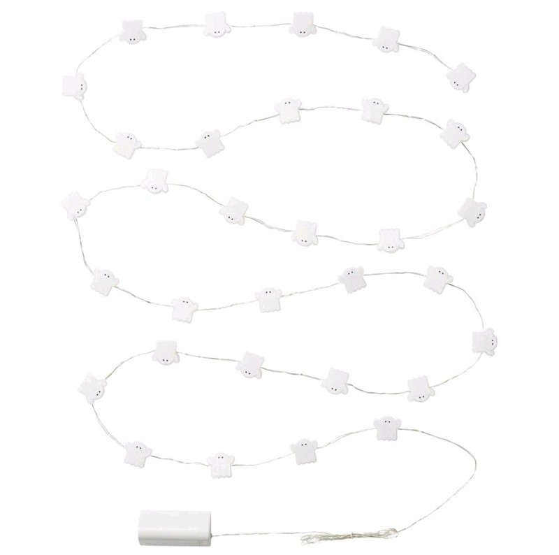 IKEA KUSTFYR LED Lighting Chain With 32 Lights,Ghost/Battery 606.054.50 NEW! gallery