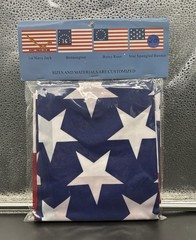 USA Flag 4’x6’- New! Canvas Header & Brass Grommets