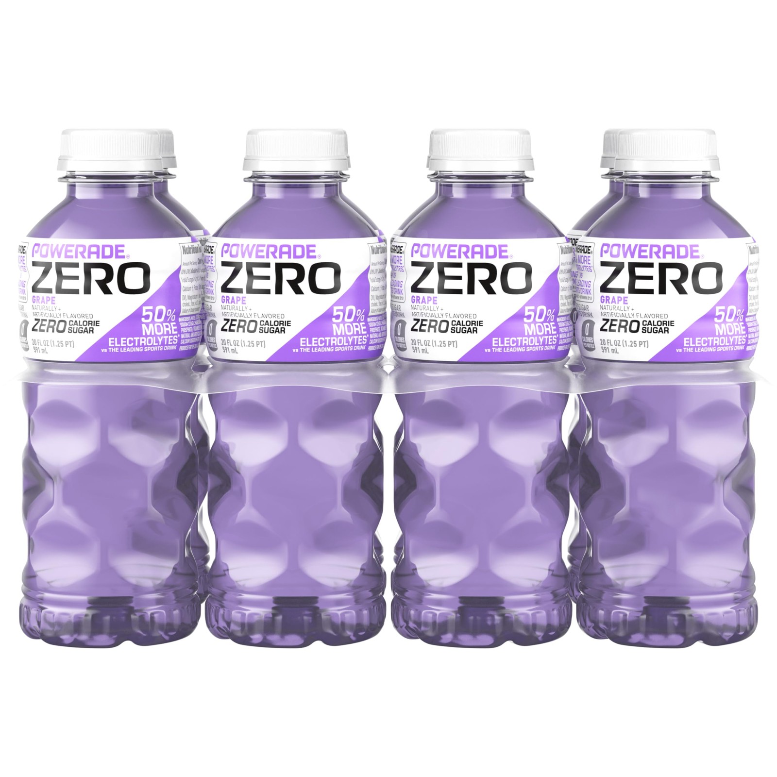 POWERADE Electrolyte Enhanced Zero Sugar Grape Sports 20 Fl Oz (Pack of 8) gallery