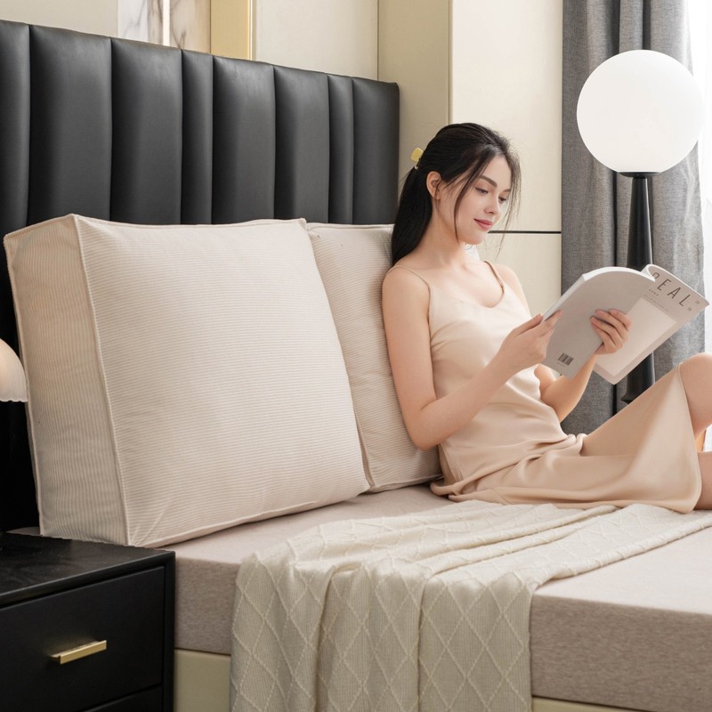 Skin Friendly Couch Cushion Square Headboard Pillows Supportive Pad for Sofa Bed gallery