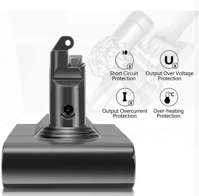 Battery Replacement for V6, 21.6V 4600mAh Li-ion Battery gallery