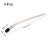 Bent Radiator Paint Brush 16" Length 1" Width Bristle Long Wood Handle 4Pcs gallery