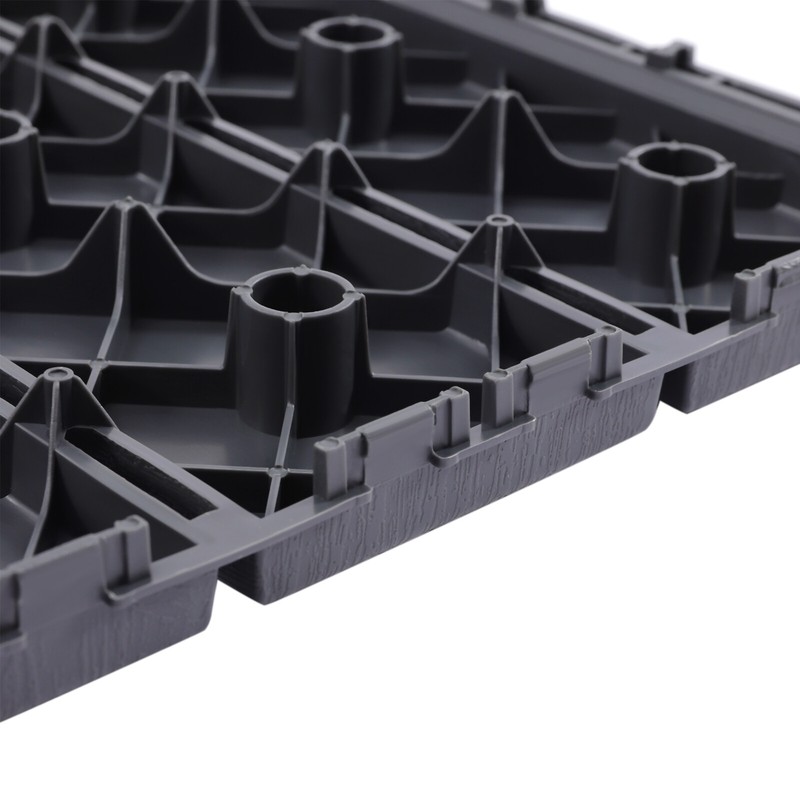 12"x12" Interlocking Deck Tiles, 30 Pack Outdoor Patio Floor Tiles Dark Gray gallery