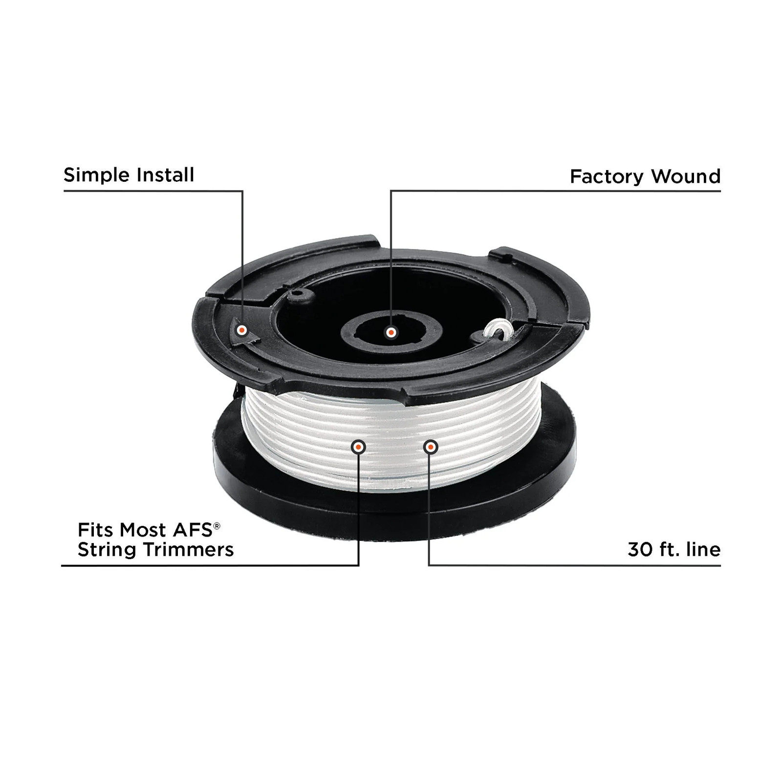 BLACK+DECKER 3 Pack Of Af-100 String Trimmer Line - AF-100-3ZP 1 gallery