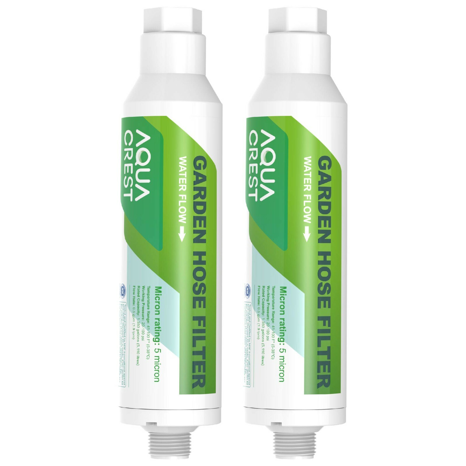 (2)Replacement for Mist Cooling System Garden Hose Water Filter by AQUA CREST gallery