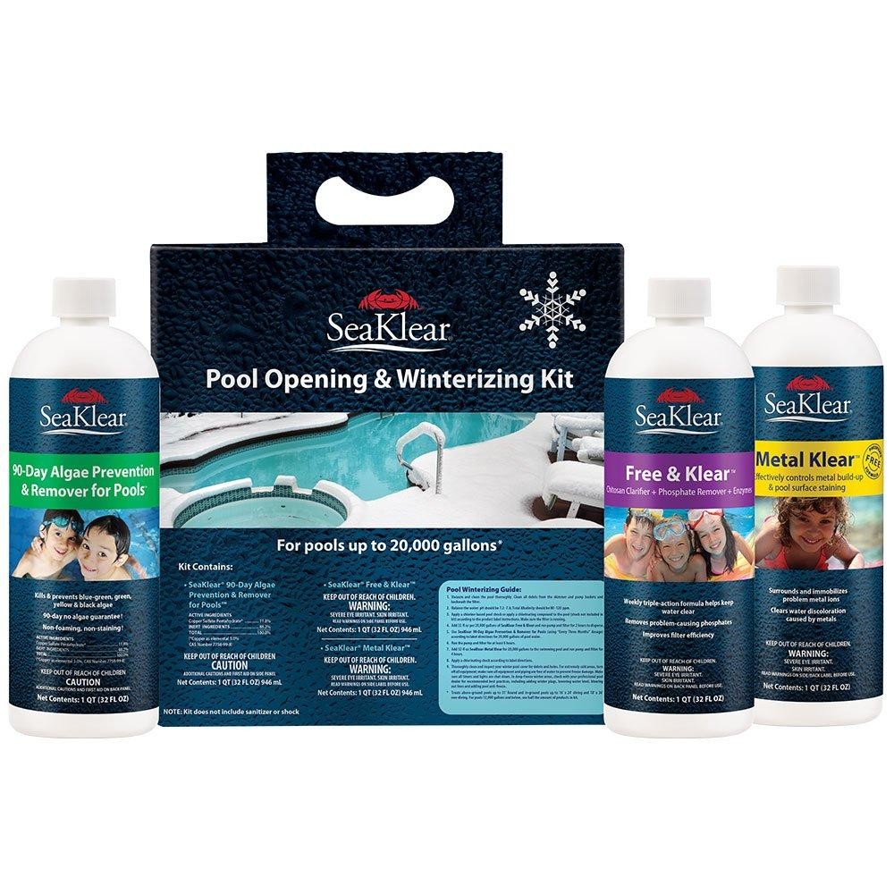 SeaKlear Pool Opening & Winterizing Kit up to 20,000 Gallons (90243SKR)