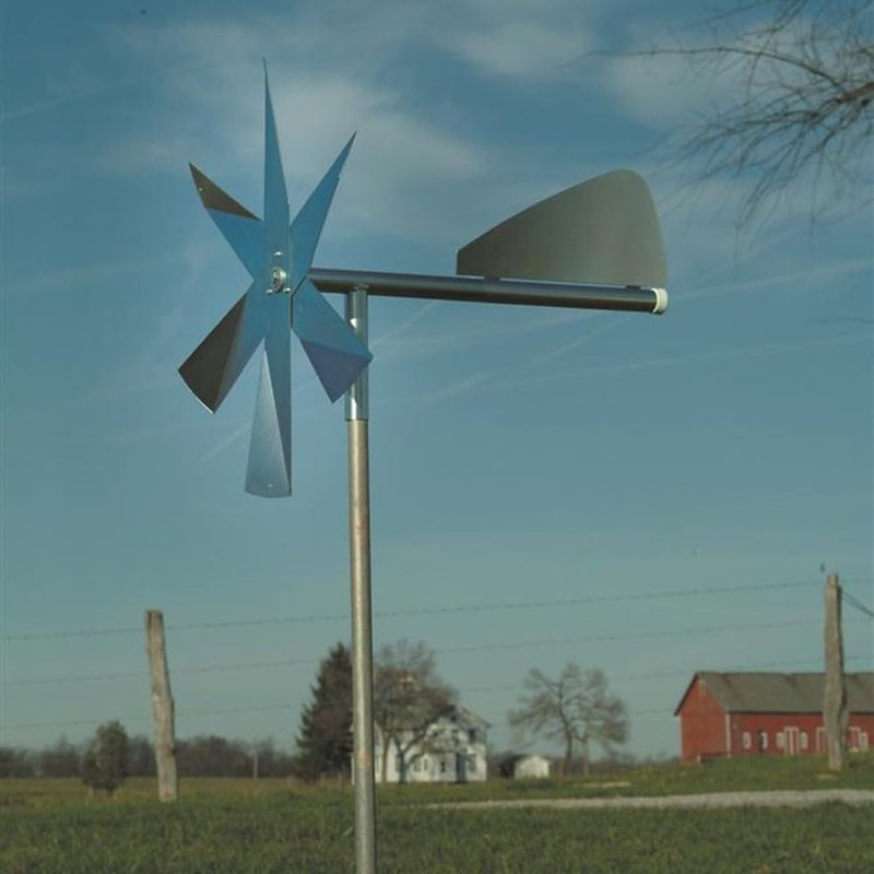 Mole Chasing Humane Deterrent Windmill Covers 20,000 Feet Using Vibrations from gallery
