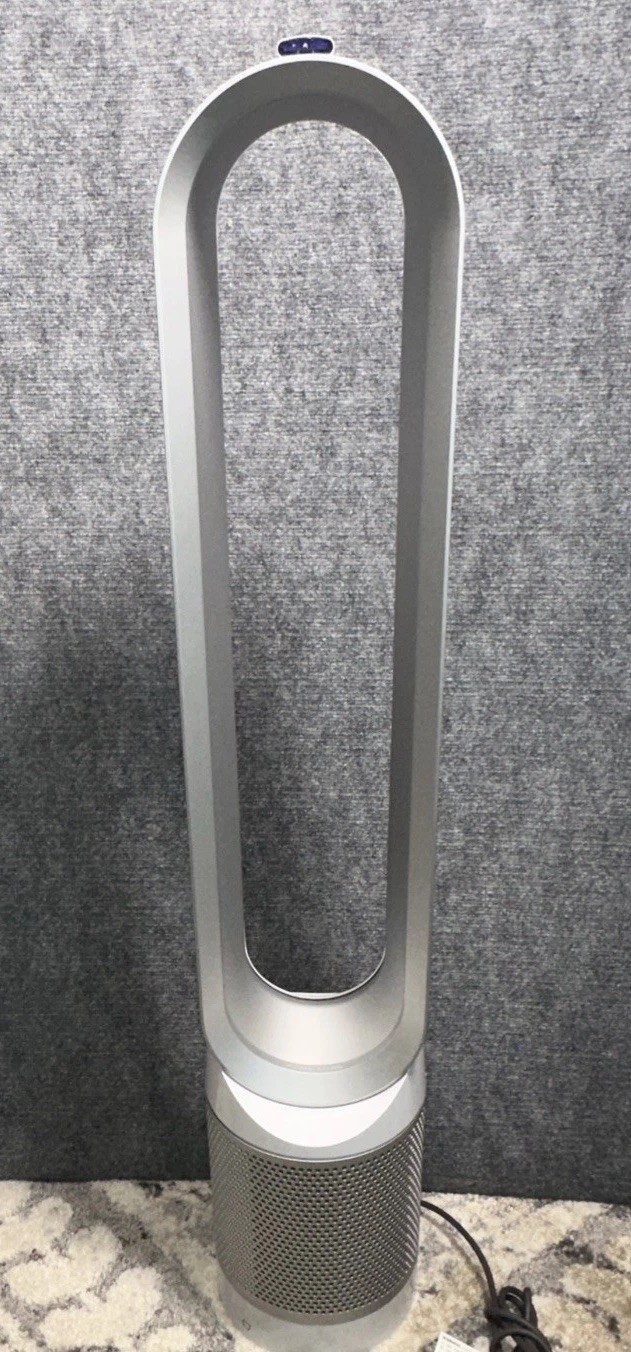 Dyson AM11 Pure Cool Tower Purifier Fan with Remote - White/Silver - WORKS gallery